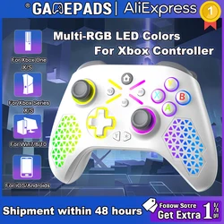 Wireless For Xbox One Controller with RGB LED Backlight Compatible For Xbox One, XboxOne X/S, Xbox Series X/S ,Windows PC