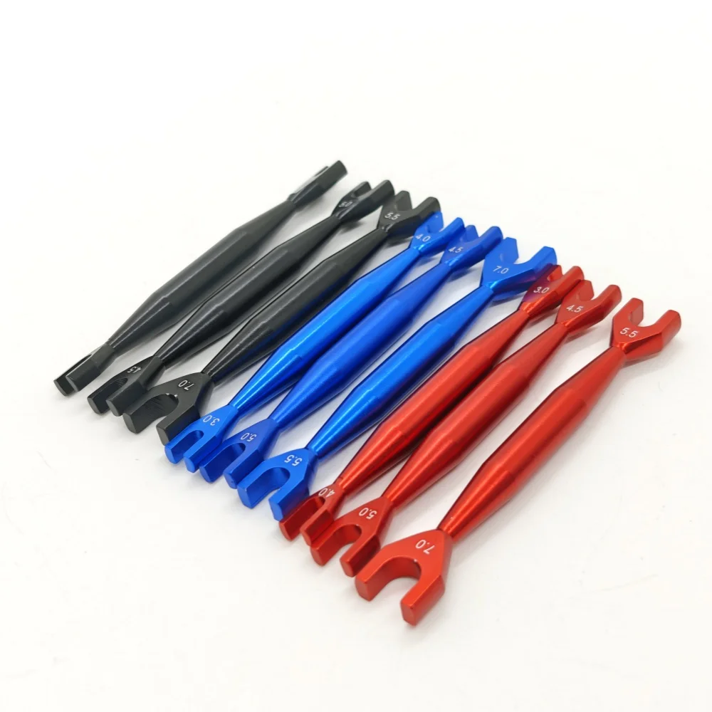 

3pcs Wrench 3-4mm 4.5-5mm 5.5-7mm Double End Universal Spanner Open End Wrenches For Rc Crawler Car HSP Traxxas Axial SCX10