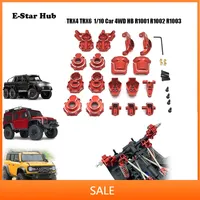 Front Rear Axle Covers Steering Bridge Cup Connector C Seat Tie Rod Fixing for 1/10 RC Car Traxxas Trx4 4WD HB R1001 R1002 R1003