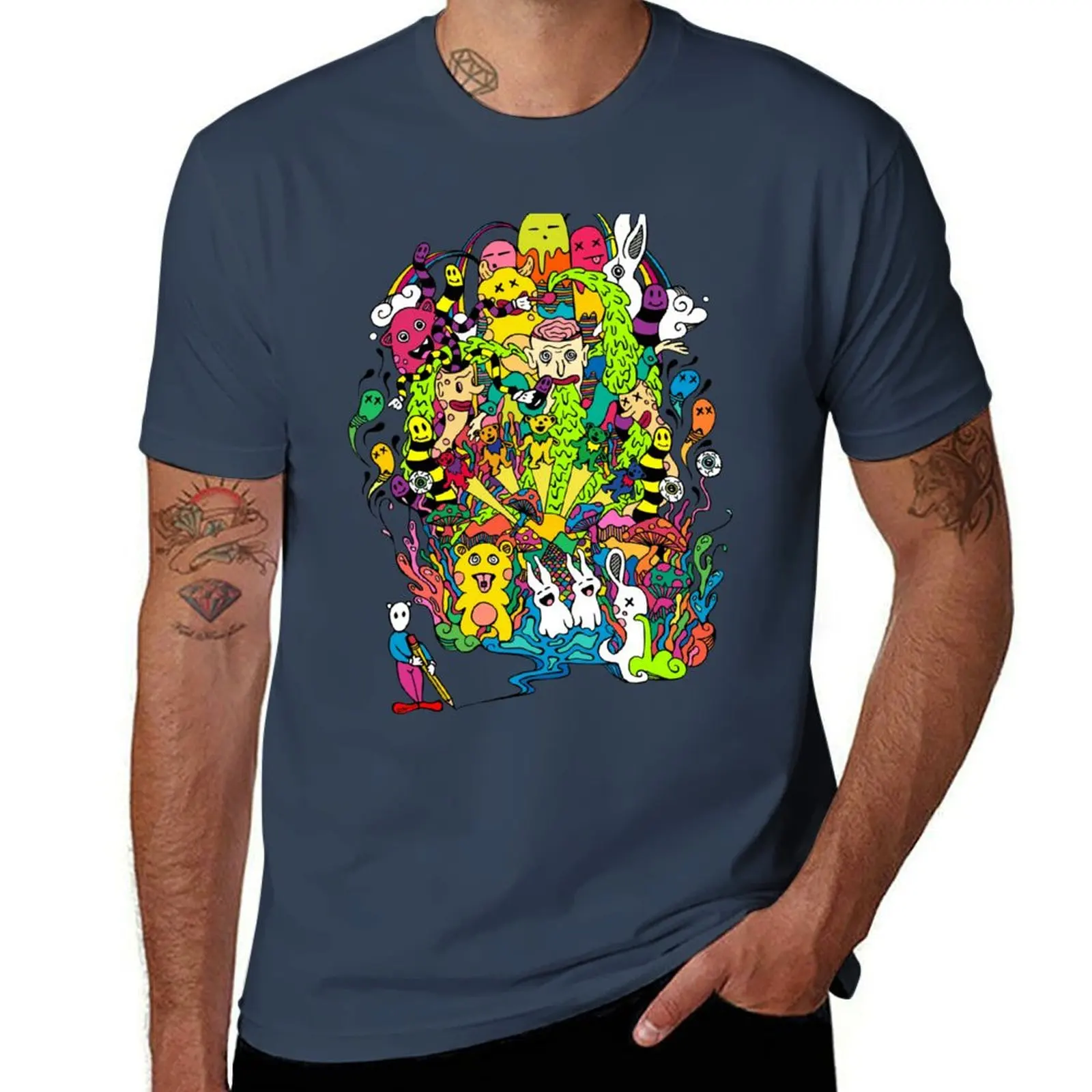 

LSD Color T-Shirt Soft Durable Cotton T-Shirt