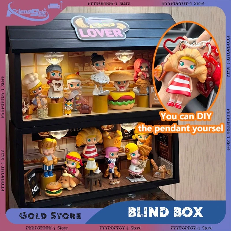 

Bread Head Series Mystery Box Handmade Toy Cute Bag Pendant Car Ornament Kawaii PVC Model Dolls Girl Birthday Gifts Surprise Box