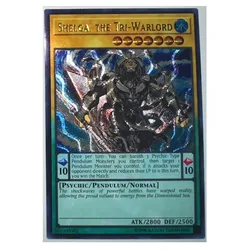 Yu Gi Oh Shelga the Tri-Warlord 501000082 English Toys Hobbies Hobby Collectibles Game Collection Anime Cards