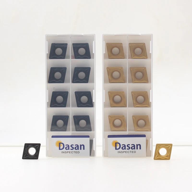 CCMT060204 HM CCMT09T304 53 CCMT120408 HR كربيد إدراج نوعية جيدة شفرة داسان DG215 آلة خرط تعمل بالتحكم الرقمي بواسطة الحاسوب القاطع تحول أداة للصلب