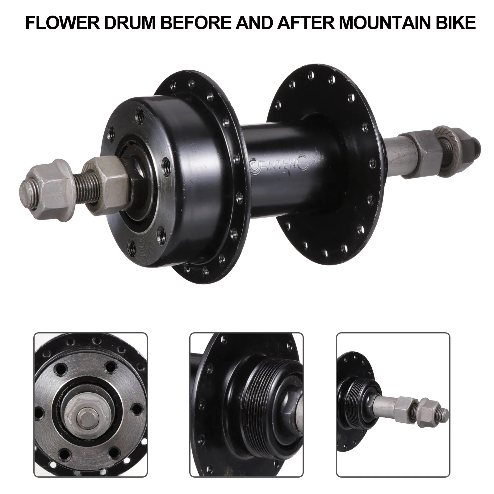 

1Pcs Hub 32 Holes Durable Iron Material Lightweight Low-Friction Disc Brake Hub Mountain Bike Parts Disc Brake Hubs