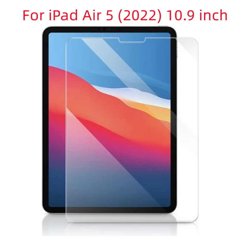 9H Tempered Glass Screen Protector For iPad Air 5 10.9 Inch 2022 A2588 A2589 A2591 Tablet Anti Scratch Bubble Free HD Clear Film