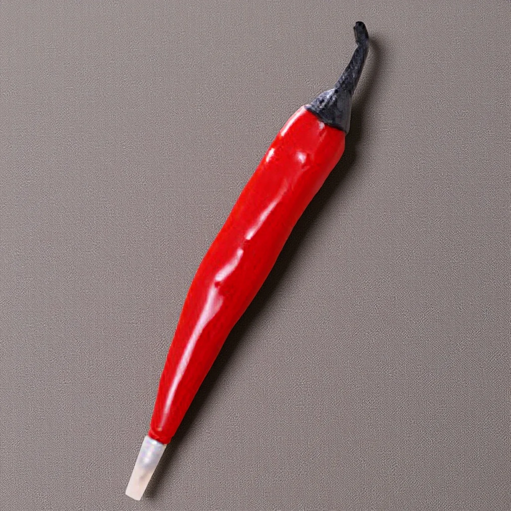 

1Pcs Cartoon Chili Fruit Ballpoint Pen Red Gel Ink Smooth Writing Comfortable for School Office Home Ballpoint Pens