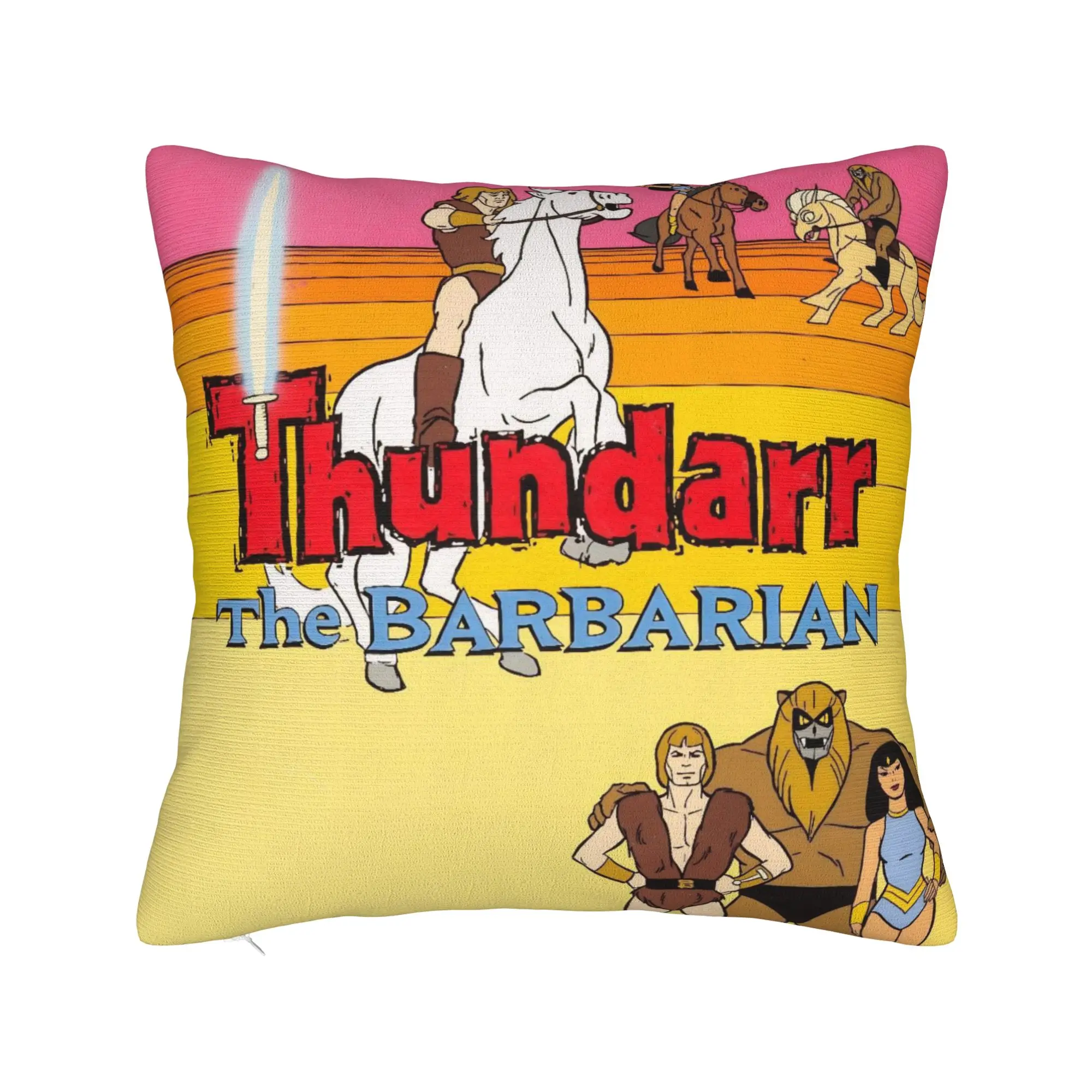 Decorative Pillowcase Thundarr The Barbarian Accessories Seat  Throw Pillow Case Cover Square Multi-Size