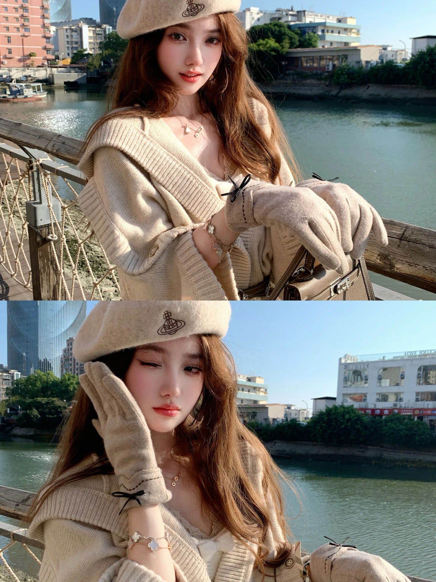 

Женское вязаное пальто-накидка ChuChu с капюшоном, свободного кроя, винтажное, повседневное, средней длины, из мягкой нейлоново-шерстяной смеси