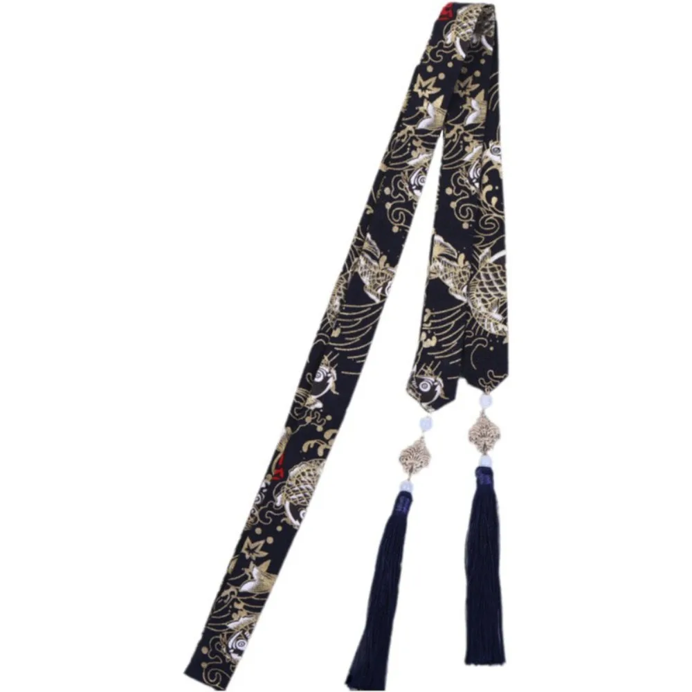 Traditional Chinese Hanfu Hair Bands Long Hair Straps Tassels Hair Accessories Hair Ornament Retro Style Headdress Braided Hair