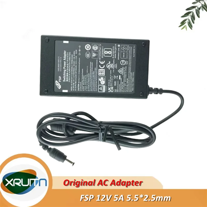 

Genuine12V 5A FSP FSP060-DBAE1 FSP060-DHAN3 DBAB1 AC DC Switching Power Adapter For Monitor Power Supply Charger 60W 5.5mmx2.5mm