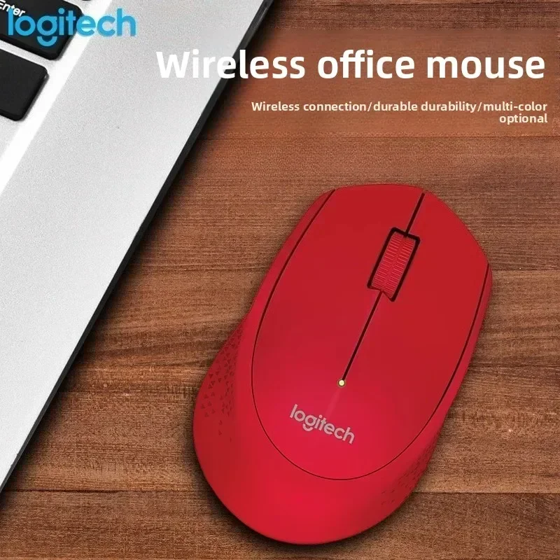 الماوس اللاسلكي Logitech M331 مناسب لأجهزة الكمبيوتر المحمولة وأجهزة الكمبيوتر المكتبية والمكاتب والاستخدام المنزلي، وهو محمول وموفر للطاقة.