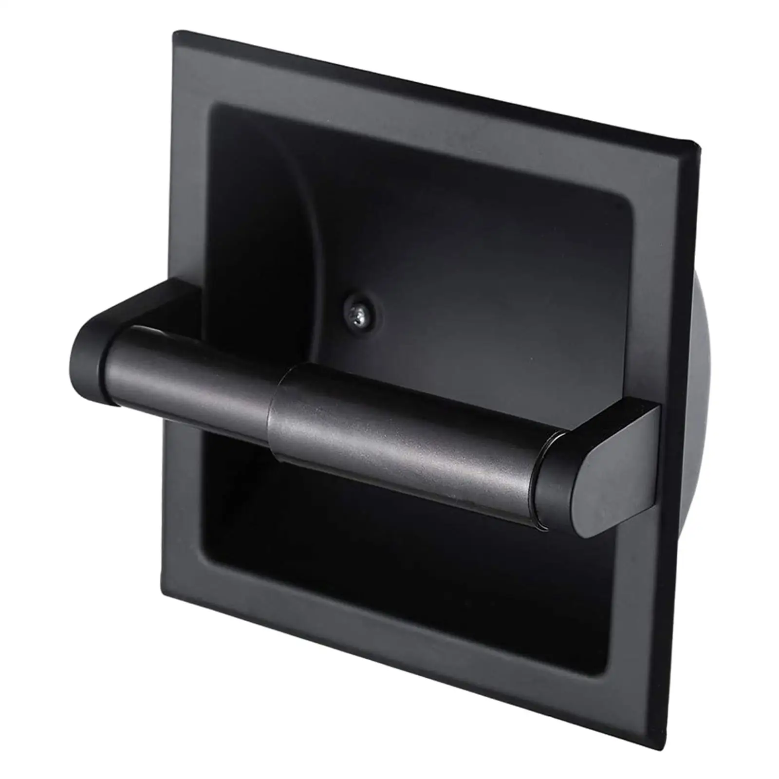Wall-Mounted Holder Paper Roller Racks Organizer Stand Toilet Tissue Holder Mounting for Kitchen Cabinet