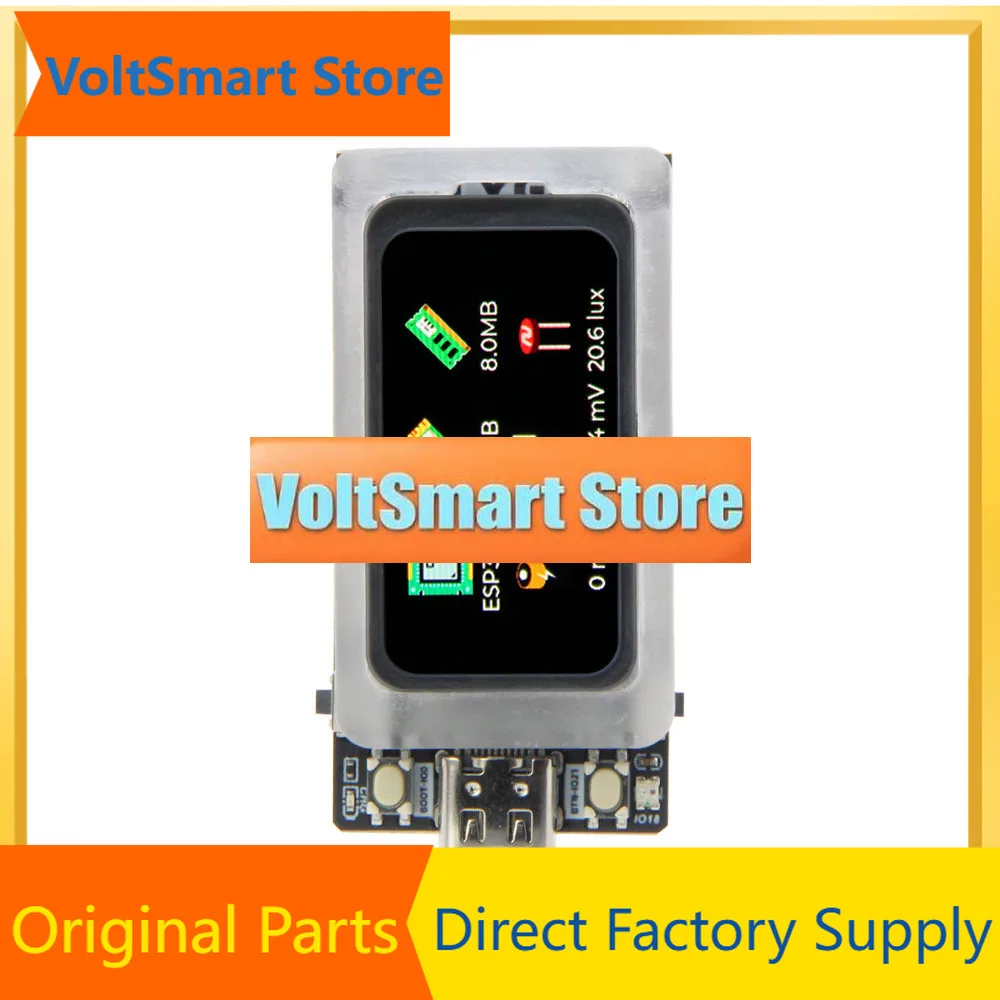 VoltST-Display-AMOLED-Lite ESP32-S3 Development Board 1.47-inch RM67162 AMOLED Display ESP32-S3R8 Dual-Core Microprocessor