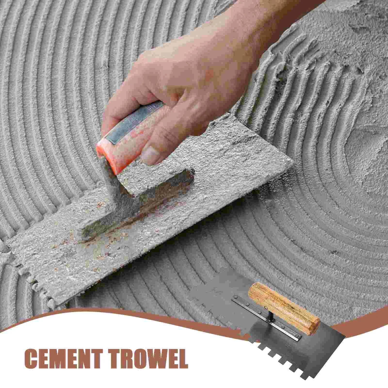 Brick Trowel Metal Construction Trowel Masonry Brick Trowel Tool Tile And Flooring Trowel with Wooden Handle