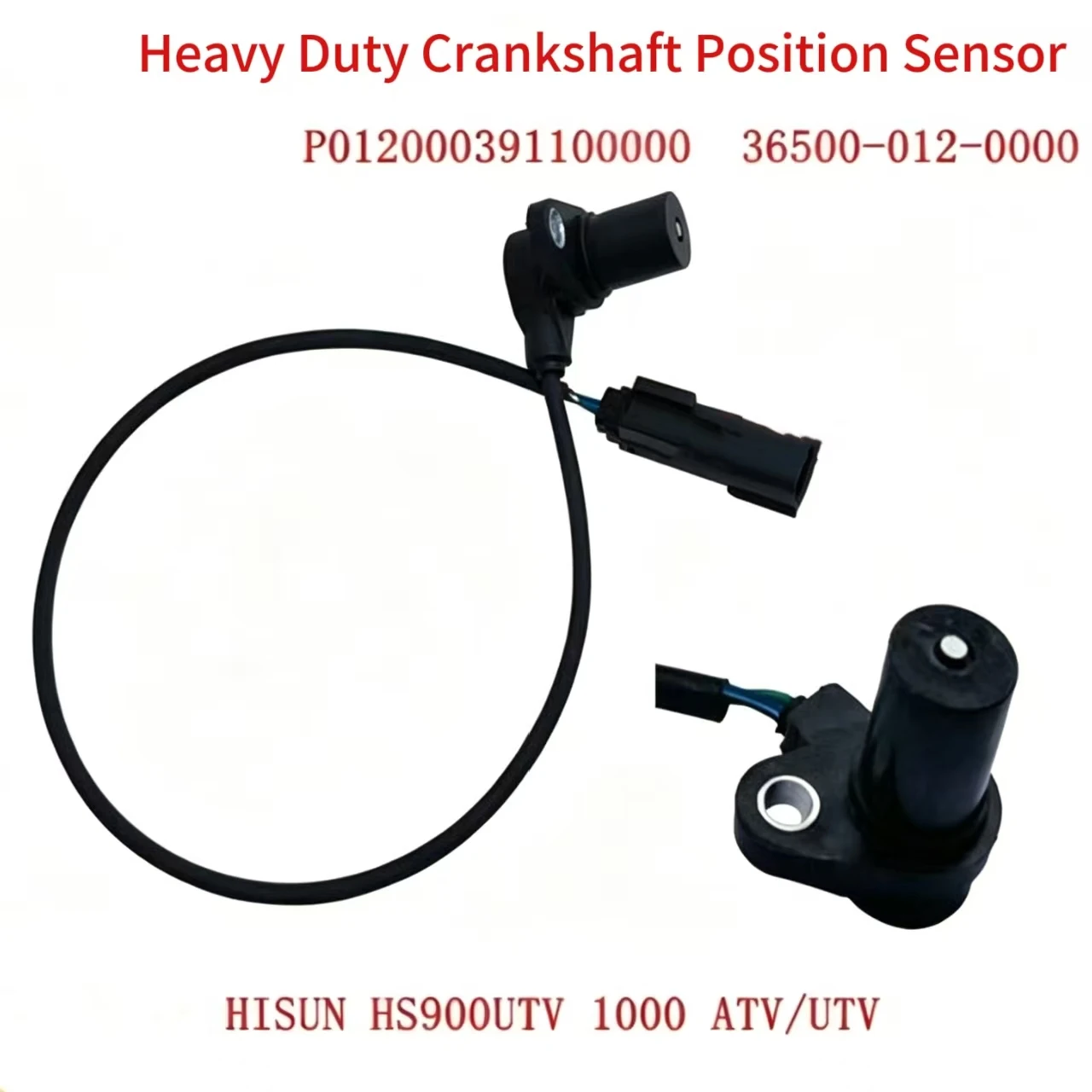 Heavy Duty Crankshaft Position Sensor for Hisun 1000 / 900 Series ATV/UTV, OE Spec P012000391100000