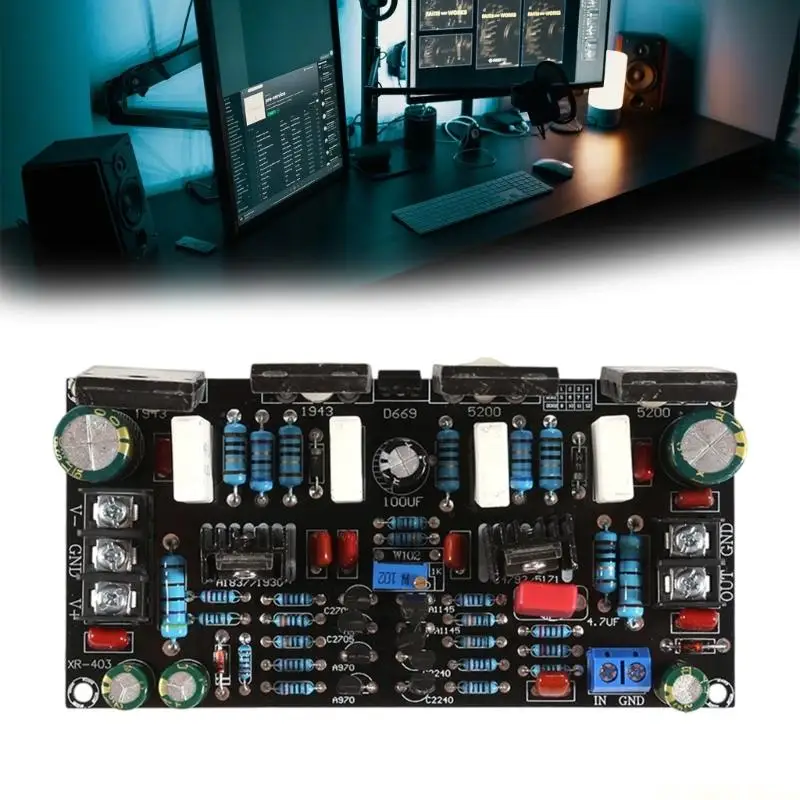 

E56B Сильноточный монофонический модуль слухового усилителя, 200 Вт, дизайн с низкими искажениями, широкая совместимость по