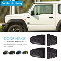 Para Jimny capó de motor bisagra de puerta decoración cubierta pegatinas embellecedoras para Suzuki Jimny JB64 JB74 2018-2020 accesorios exteriores de coche