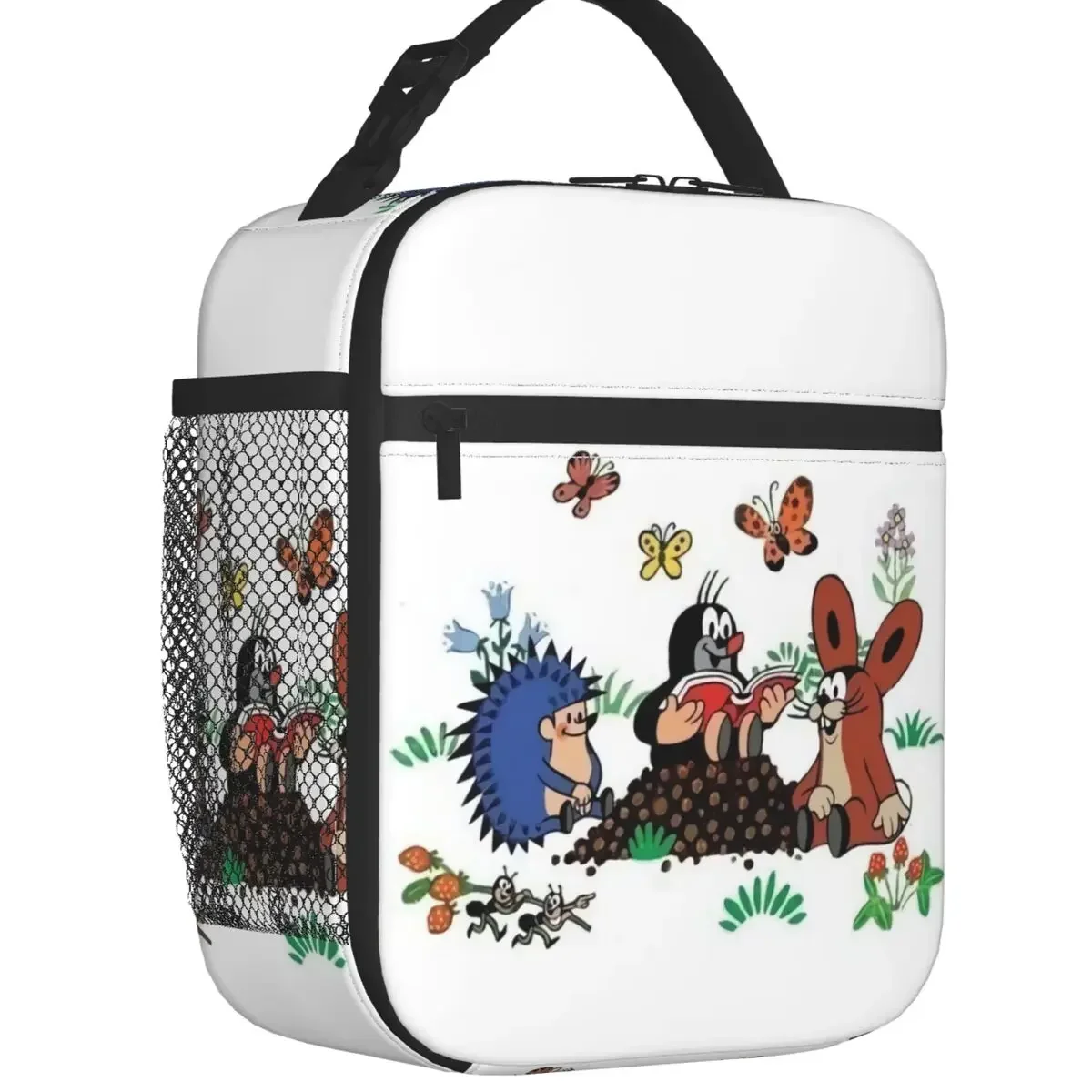 Mole Krtek Insulated Lunch Tote Bag for Women Cute Little Maulwurf Resuable Thermal Cooler Food Lunch Box Outdoor Camping Travel