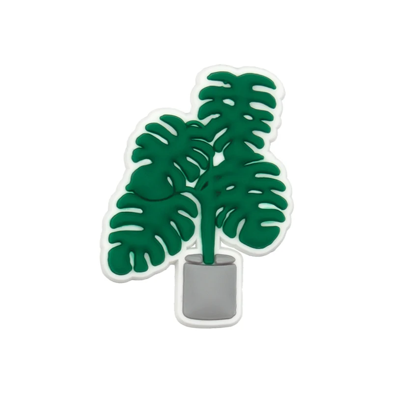 1/30 Stück Frühlings-Schuh-Charms, niedliche Avocado-Kaktus-Tropenblatt-Schuh-Charms, wasserdichte PVC-Clog-Dekorationen für Damen, Herren, Kinder – Detail 24