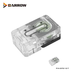 Barrow ITX Computer Case Small Pump Reservoir Combinat,Mini Water Tank For Split Liquid Build,G1/4