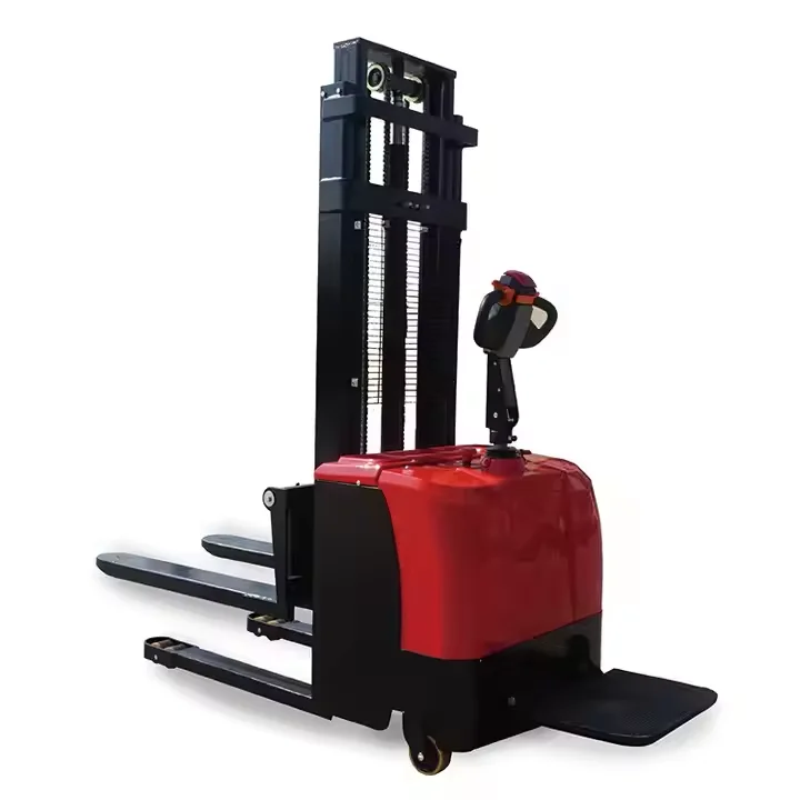 Full Electric Stacker Short Electric Forklift 2 Ton Electric Forklift Stacker Powered Pallet Truck