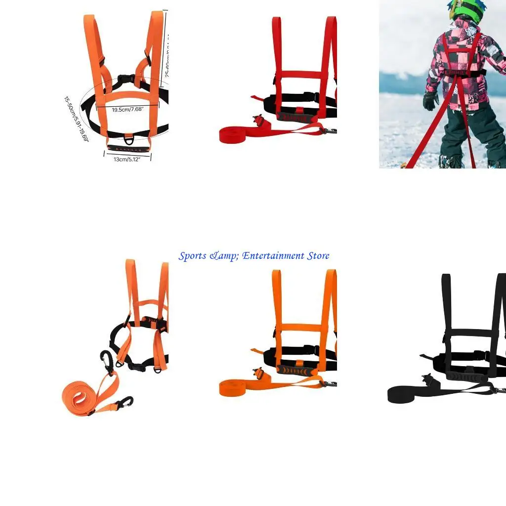 G7NF KIDS SKI HARNESS THEWBOARD TRAWNEST THERNESS SKI TRACTIONS ROPE ROP