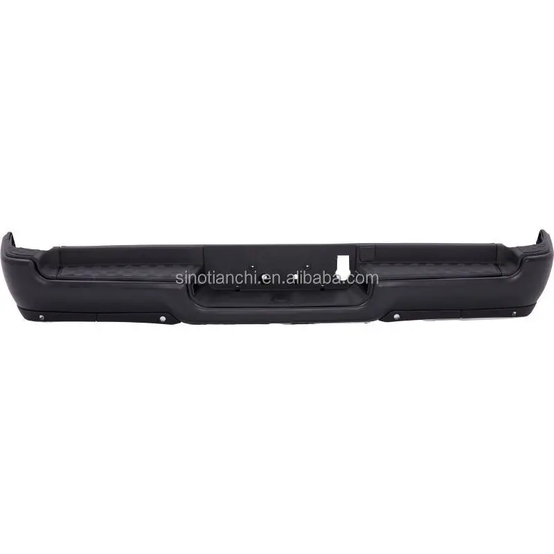 

Black Rear Bumper Assembly W/o Dual Exhaust W/ 4 Park Holes Bumper for 2019-2023 Ram 1500