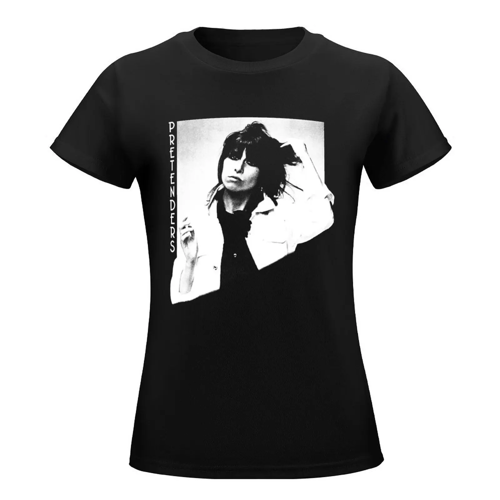 Pretenders - Retro portrait T-Shirt Aesthetic clothing plus sizes female tops Women