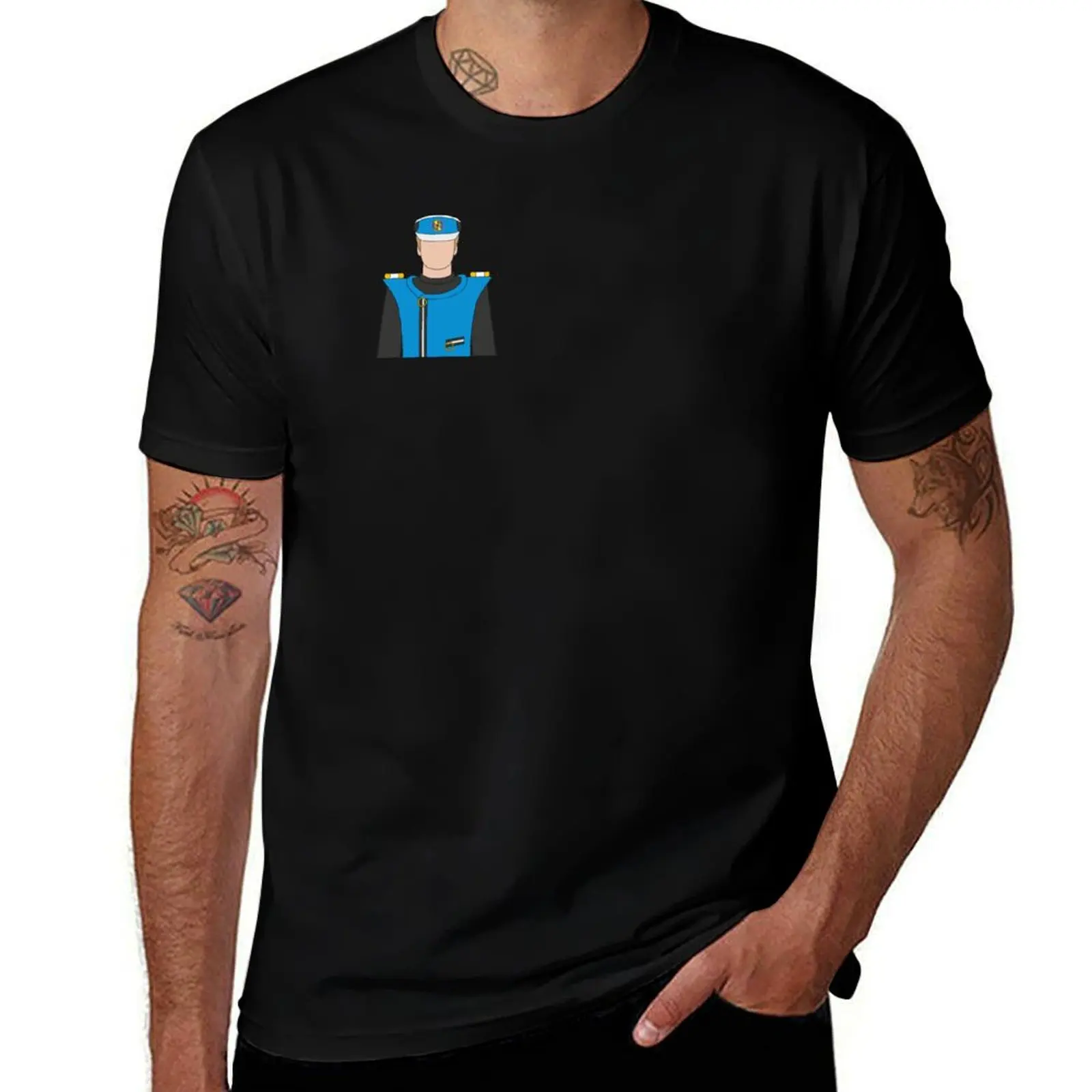 

Captain Blue Icon T-Shirt Clothing Short sleeve tee street wear outfits for men