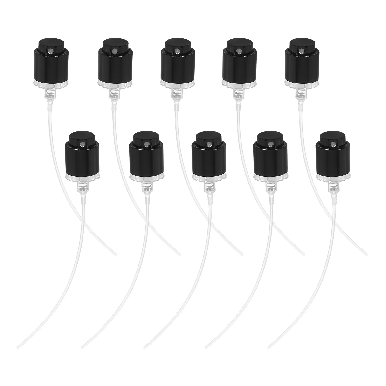 10 قطعة زجاجة عطر البخاخ العلوي استبدال غرامة مضخة الضباب رئيس رذاذ فوهة DIY بها بنفسك زجاجة عطر رذاذ الملء الملحقات