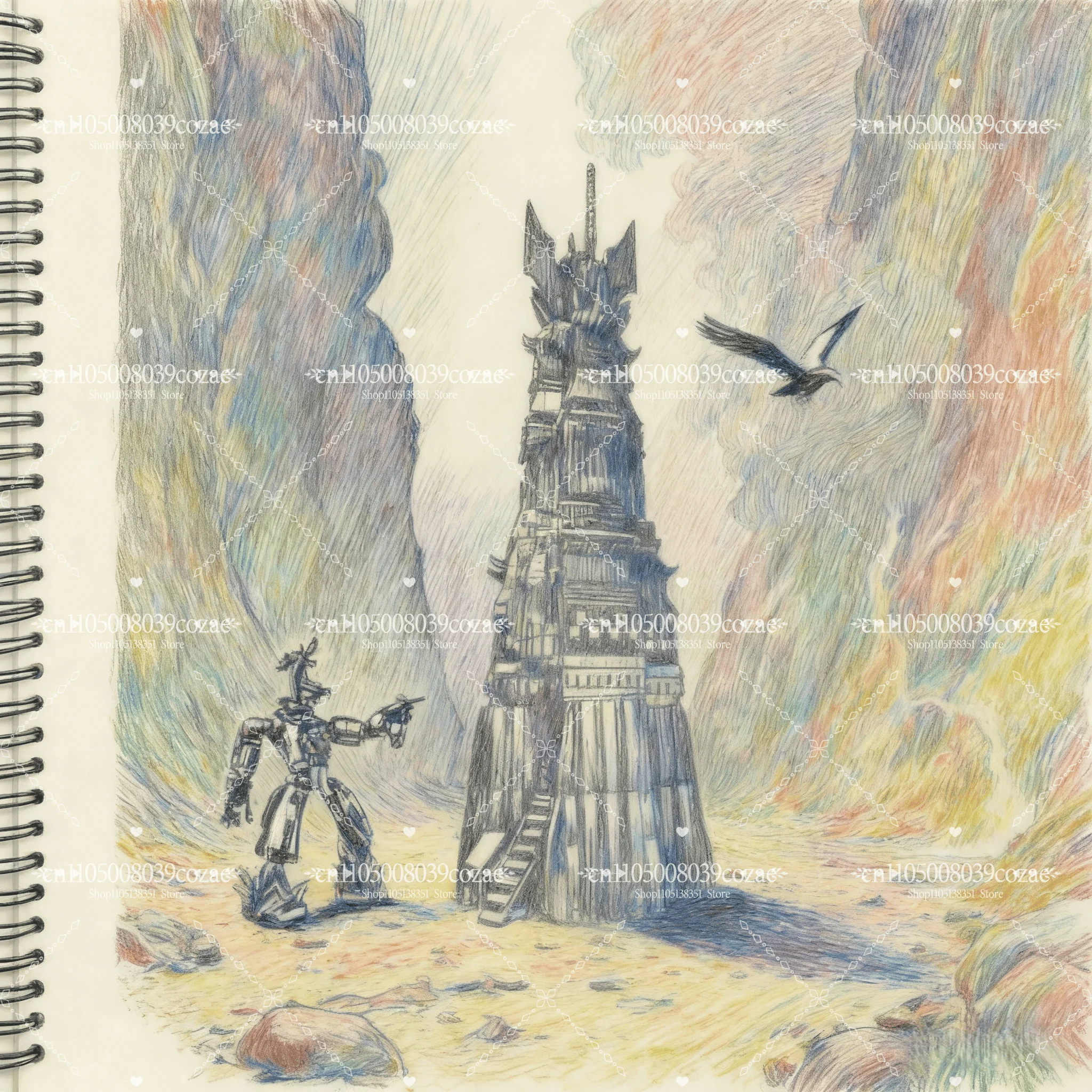 KÉSZLETEN MOC 2359DB Fekete Torony kompatibilis kockák Téglák Oktatójátékok Születésnapi ajándékok fiúknak