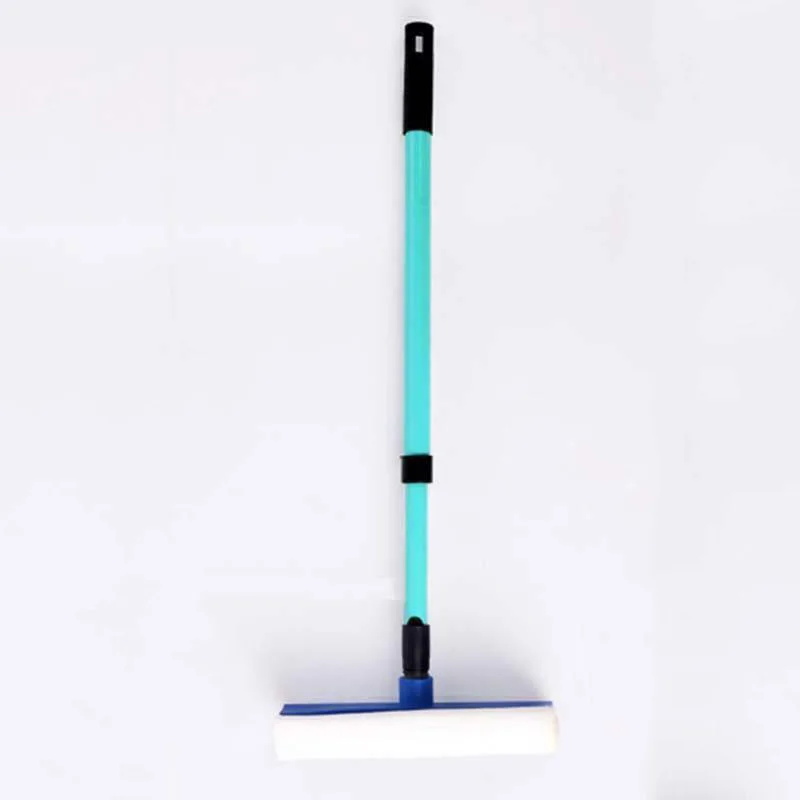 2In1 Telescopic Window Glass Cleaner Wiper Long Handle Sponge Brush Window Mop Squeegee Wiper Cleaning Tools