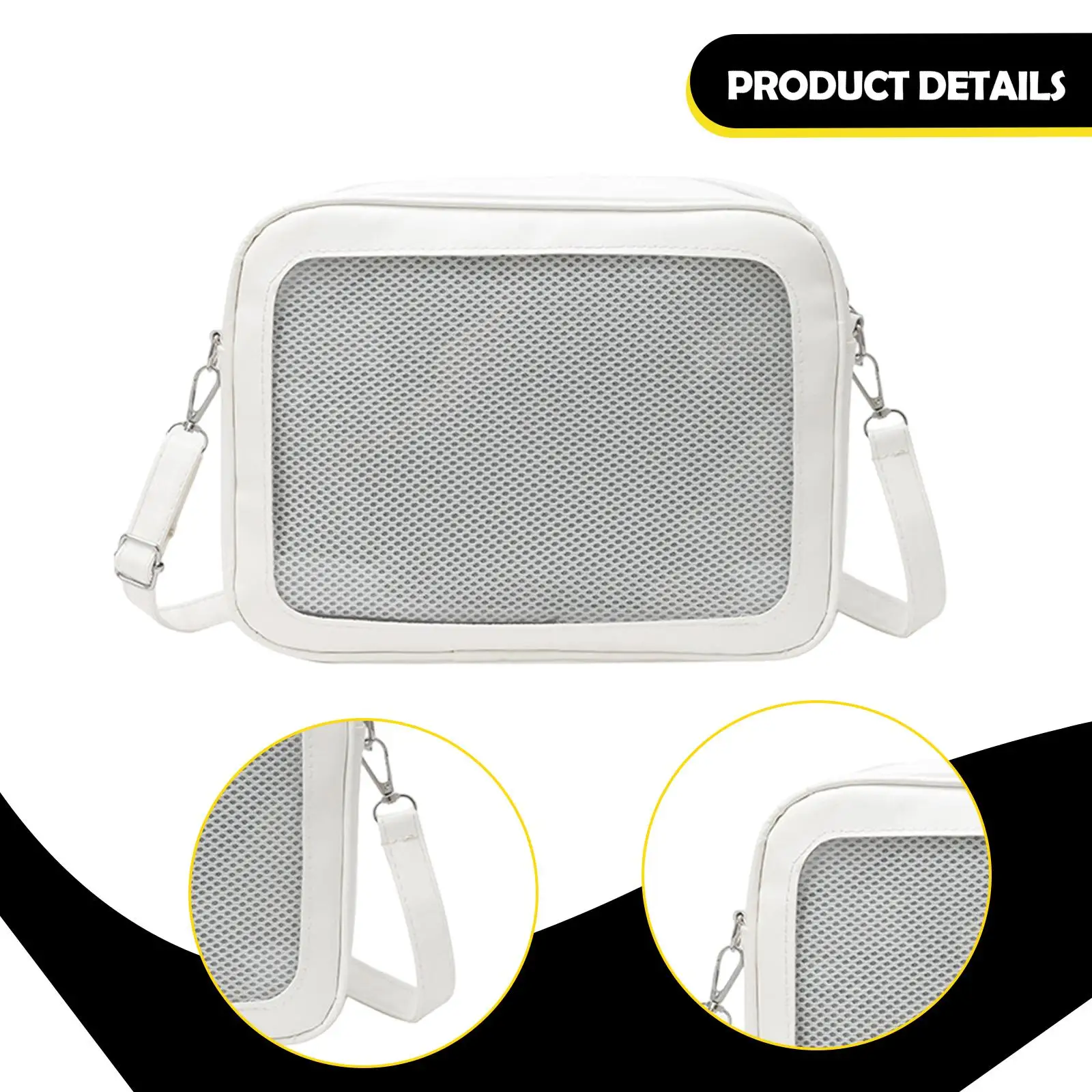 

Сумка-тоут для демонстрации значков, маленькая сумка для хранения кукол, кавайная сумочка для фигурок, женская сумка через плечо для демонстрации кукол в стиле косплей и аниме