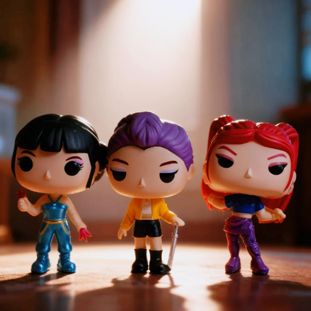 Mini Kpop Demon Hunters figura modelo Derpys Tiger Rumi Mira Zoey Sussy estatuilla muñeca juguetes colección de Fans regalo de Navidad