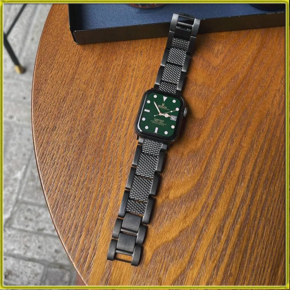 

Браслет для часов, новый ремешок для часов Apple Watch, ремешок из нержавеющей стали для мужчин и женщин для iwatch 7123456se