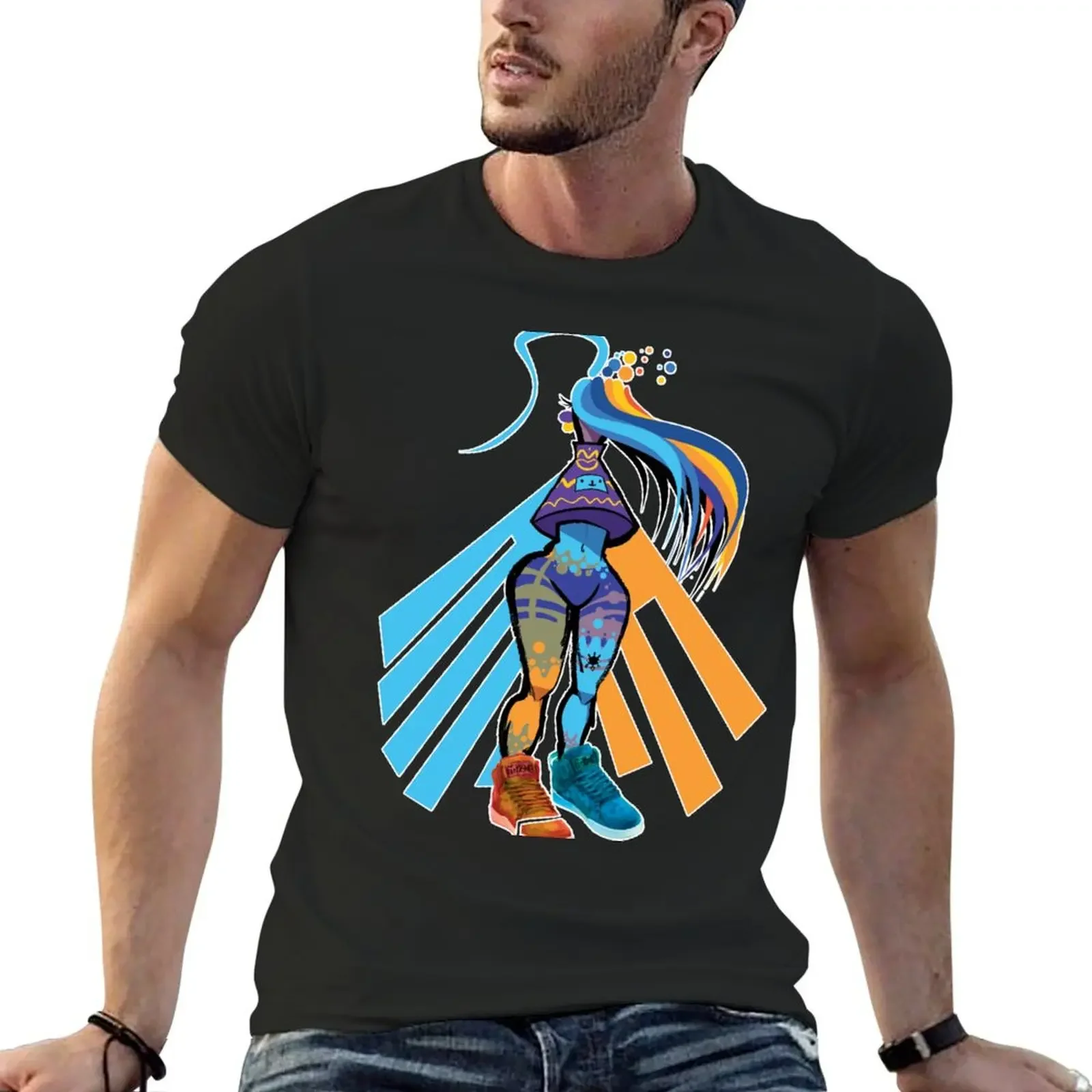 Synthetic Hazel T-Shirt anime custom t shirt shirts men