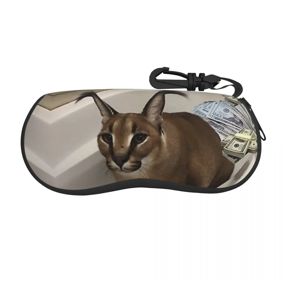 Caracal Big Floppa Cash Eyeglass Glasses Case Men Women Soft Africa Gosha Sunglasses Protective Box