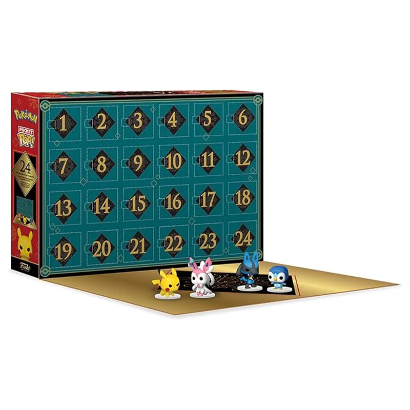 Pokemon Spider-Man Advent Calendar Box Action Figures Pikachu Model Doll Funko Collection Children Birthday Christmas Toys Gifts