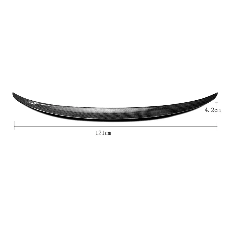 1Pcs 121cm Universal Car Rear Wing Modified Spoiler Lip Decoration For W204 W211 BMW E92 E60 E90 G20 F30 Audi A3 A4 Peugeot 508