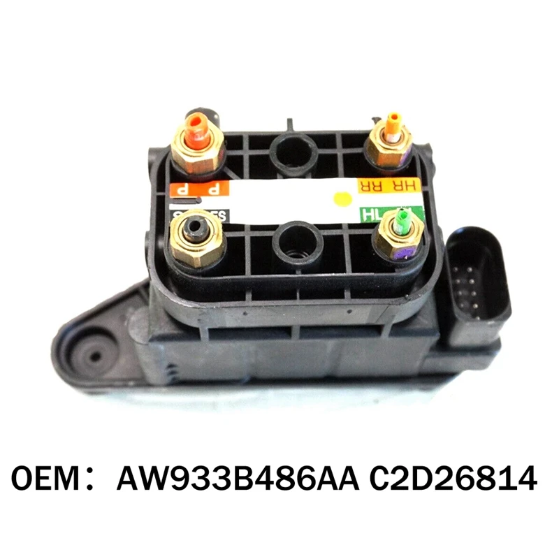 4J7002V:8 Car Air Suspension Solenoid Valve Distribution Valve For JAGUAR XJ XJR XJR575 10 11 12 13 14 15 2016 2017 2018