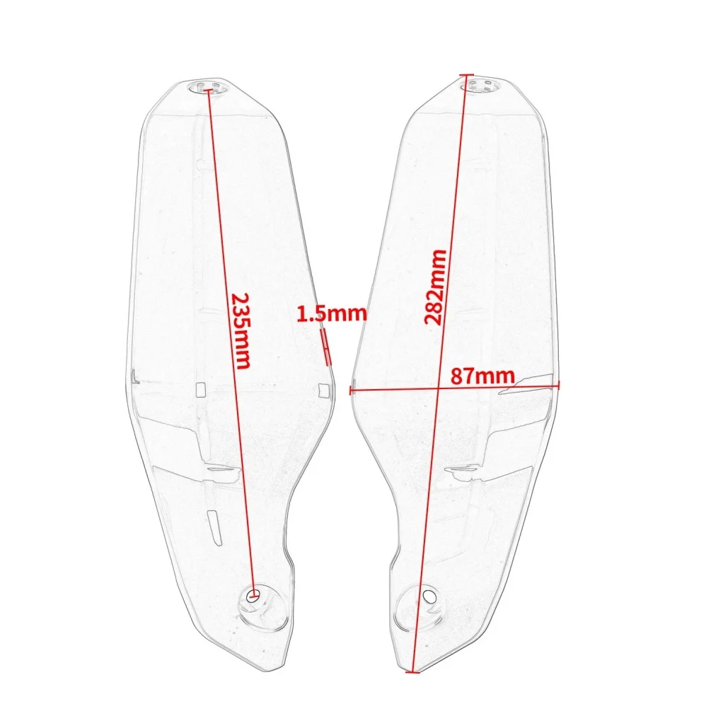 XL 750 Handschutz Schutz Motorrad Lenker Bildschirm Schild Für Honda XL 750 Transalp 2023 2024 2025 Hand Schutz Zubehör