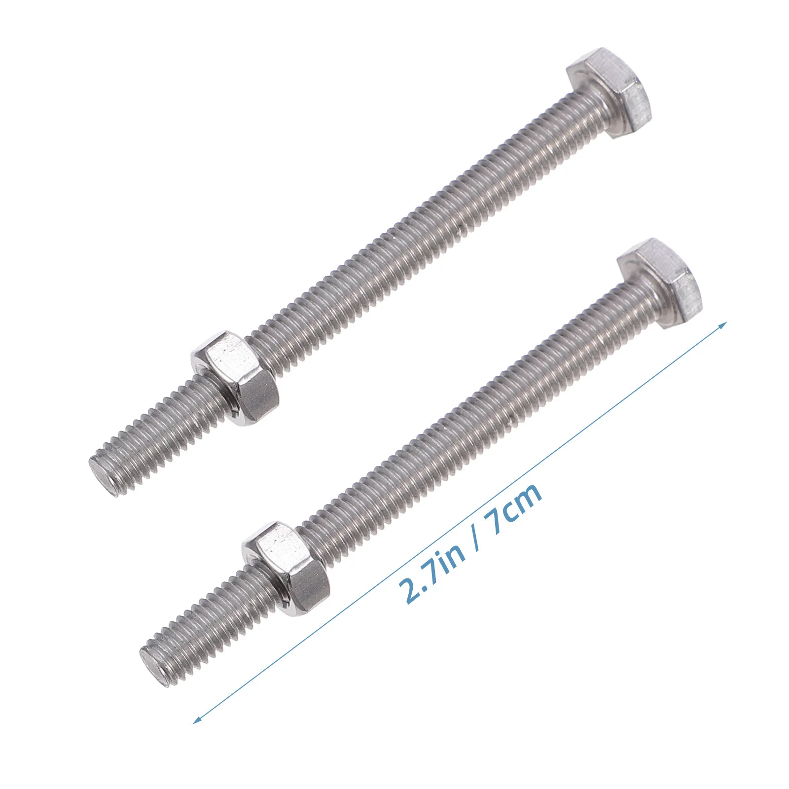 10 комплектов болтов и гаек с шестигранной головкой, сверхмощный, износостойкий, устойчивый к высоким температурам, для полки шкафа