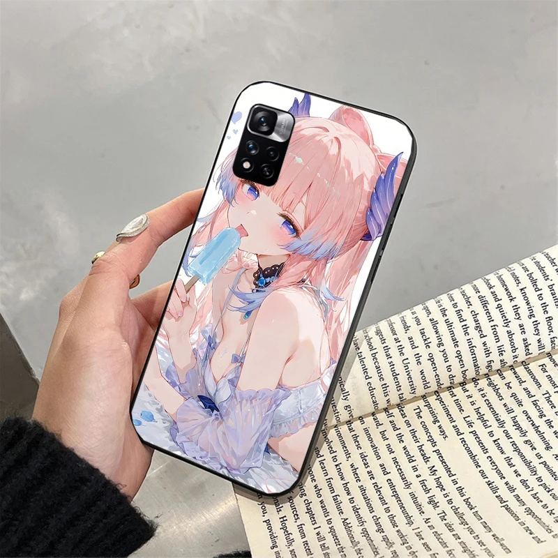 

Phone Case For Xiaomi Redmi note 14 Pro 14 13 12 11 10 Pro 14S 12S 11S Redmi 14C 13C 10 Anime kawaii girl