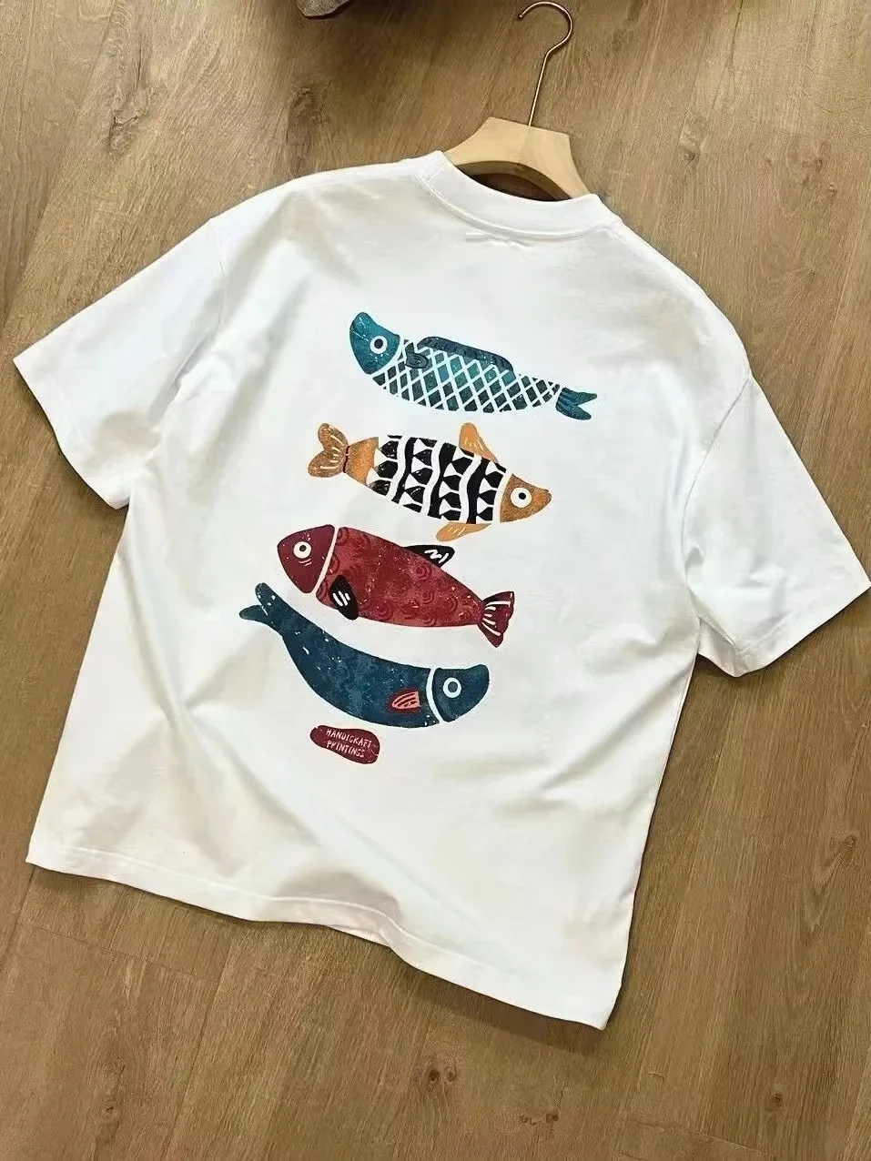 

Loose Short Sleeved T-shirt Suitable for Both Men and Women, Fashionable for Couples in Summer Kids Clothes Boys Girl Clothes