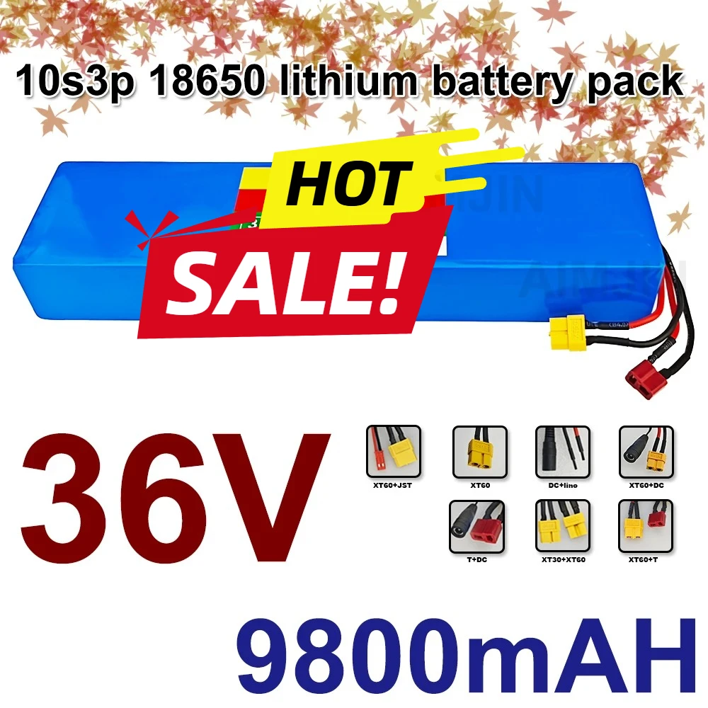 

10S4P 36V 9800mAh Electric Scooter Lithium Battery 18650 battery pack 36V Electric Scooter Battery