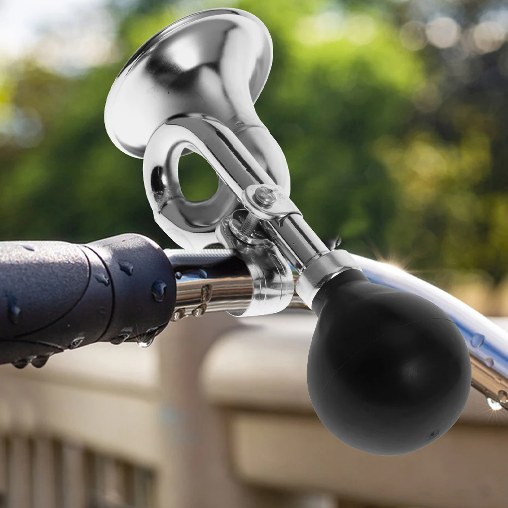 

3Pcs Loud Snail Horn Bicycle Bell Silver Handlebar Bike Horn for Adult Bikes Portable Durable Bicycle Accessories