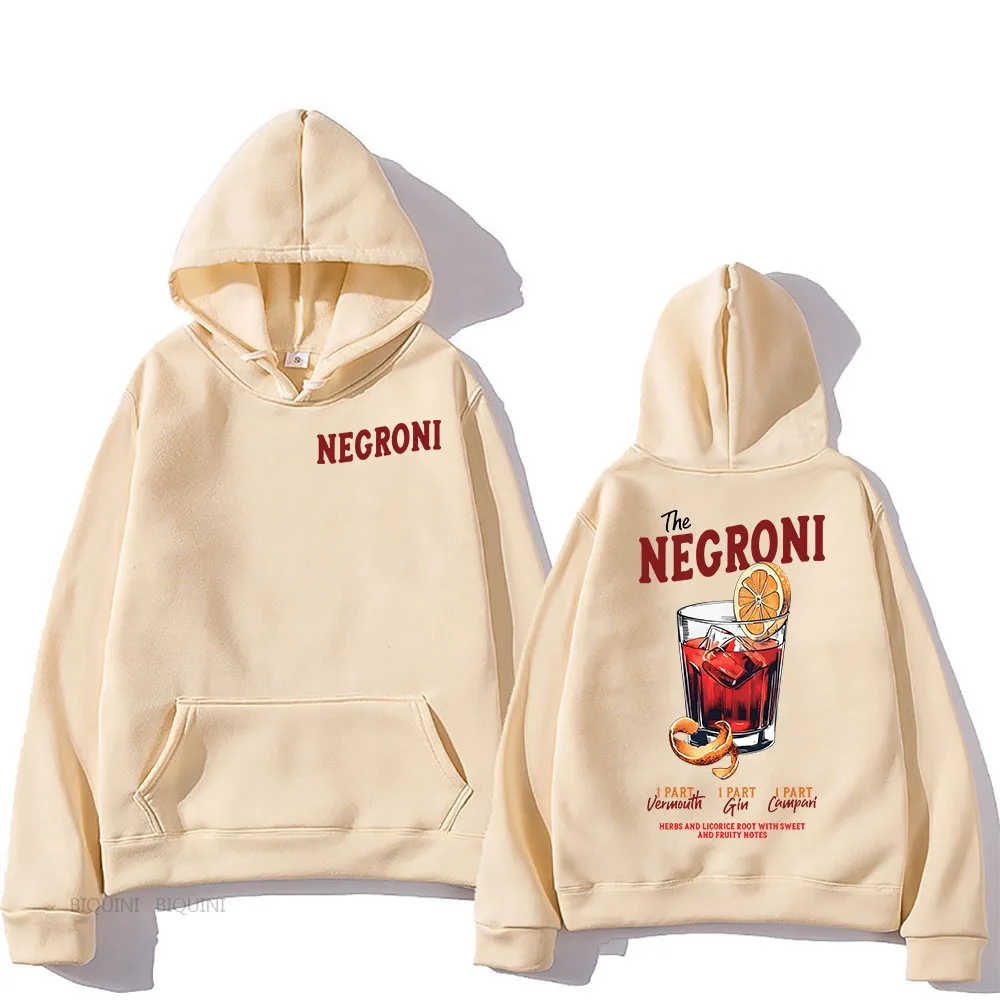 

Negroni Please Social Club Hoodies Long Sleeve Casual Hooded Sudaderas Graphic Clothing Camiseta Regular Hombre Unisex Pullovers