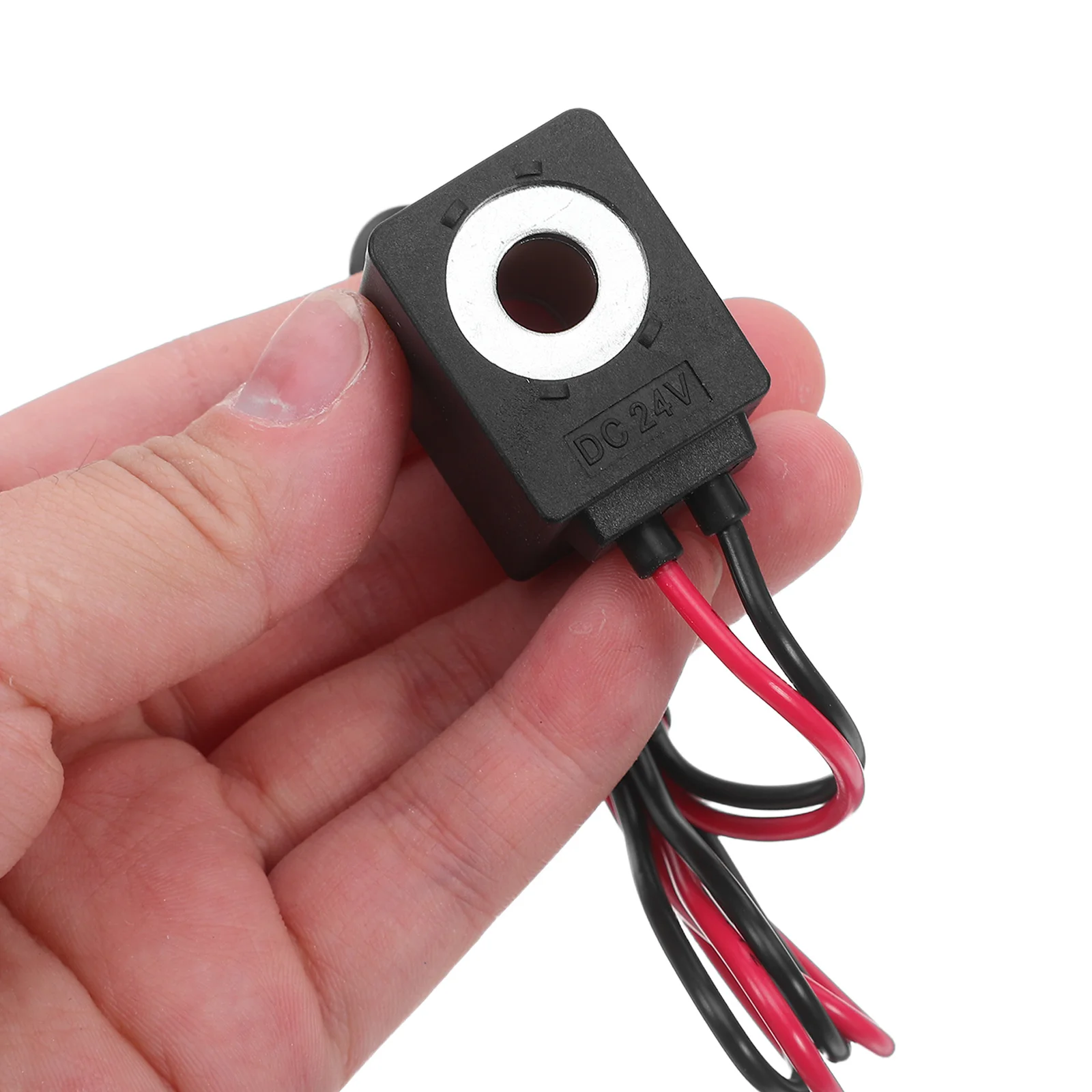 

DC24V 3W Electromagnetic Valve Coil Dual Wire Solenoid for Hydraulic Lift Dump Trailer Systems Dc Solenoid Coil