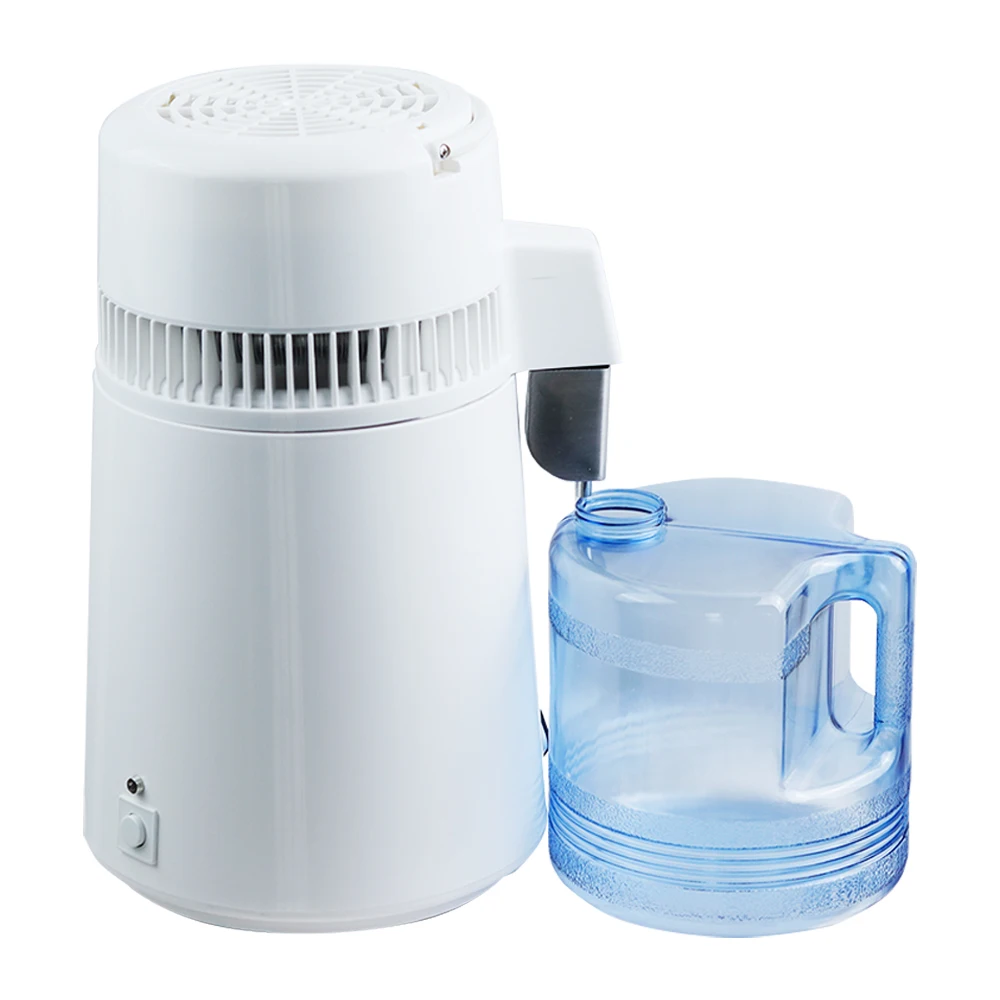 

220V 750W 4L Water Distiller Purifier Filter Dispenser Heating Drinking Bottle Softener 304 Stainless Distilled Water Machine