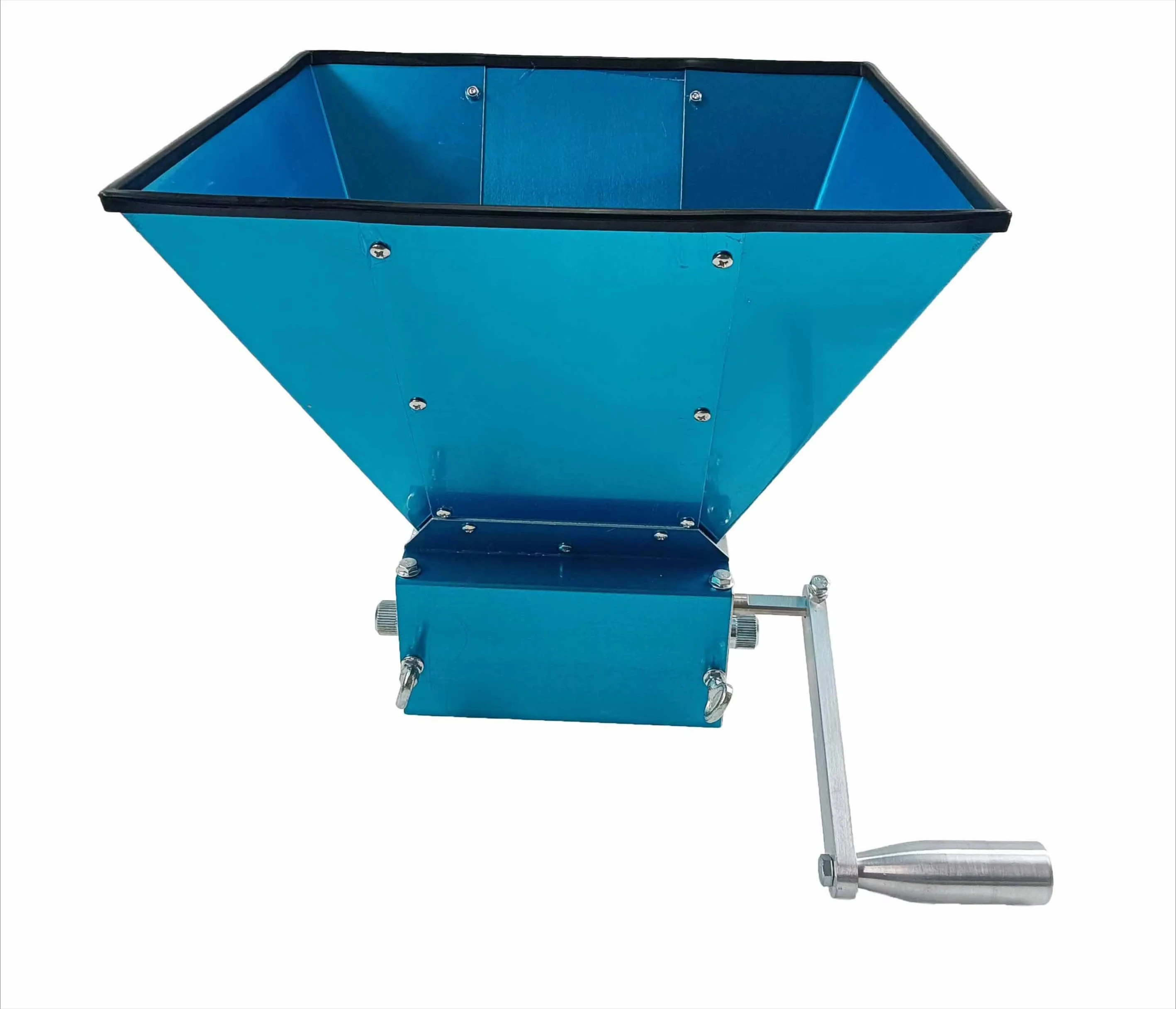 3 Roller Grain Mill Manual Adjustable Barley Crusher Malt Mill 1 Year Warranty for Beer Home Brew